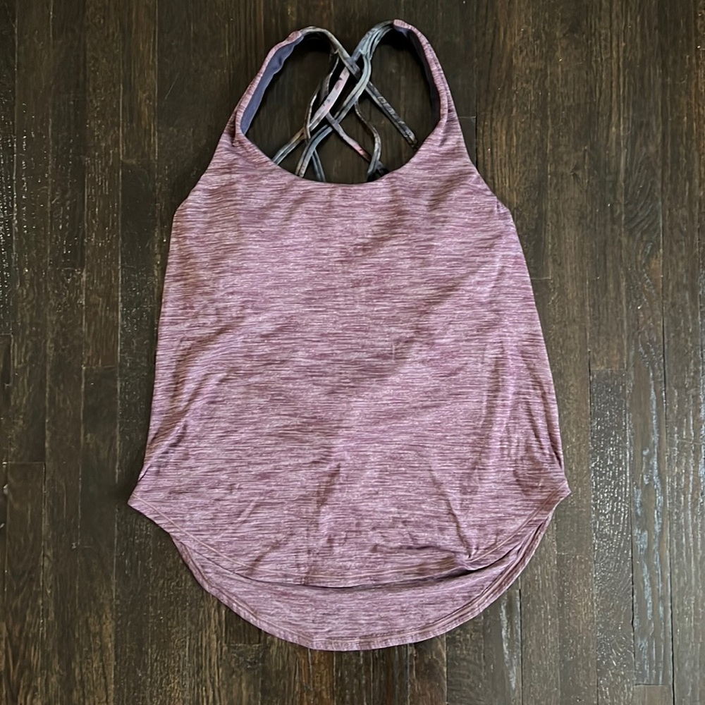 Purple Lululemon Tank w/ Built in Bra